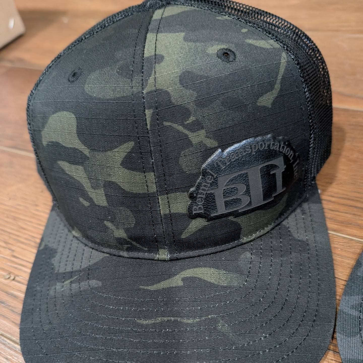 Custom Synthetic Leather Patch Hats