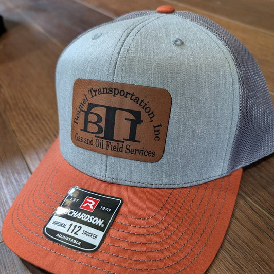 Custom Synthetic Leather Patch Hats