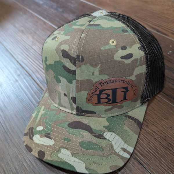 Custom Synthetic Leather Patch Hats